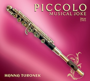 Humoristic music for piccolo with tuba, bassoon, horn, clarinet, trombone, Comic, Fun, Gag, Burlesque.